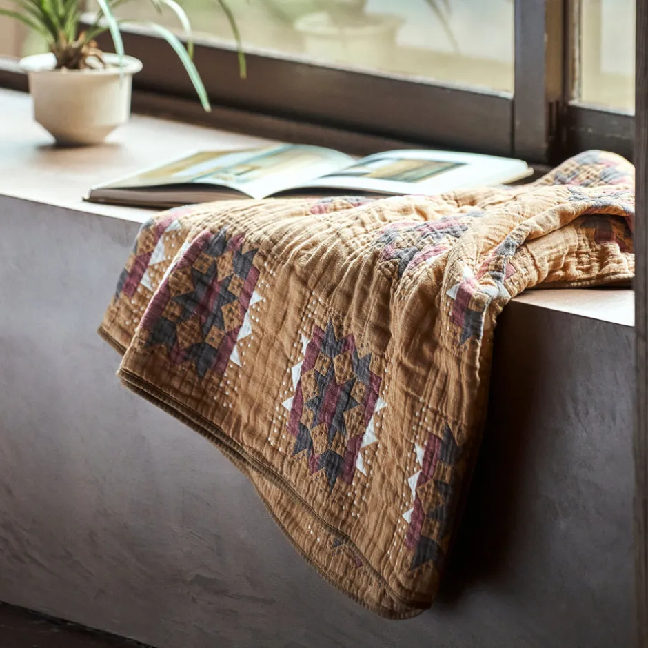 Anonymous Ism 4 layers Gauze Blanket - Camel- Blanket