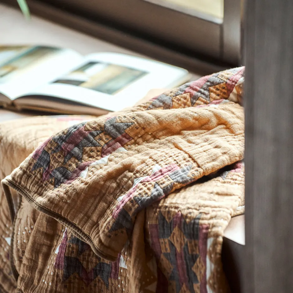Anonymous Ism 4 layers Gauze Blanket - Camel- Blanket