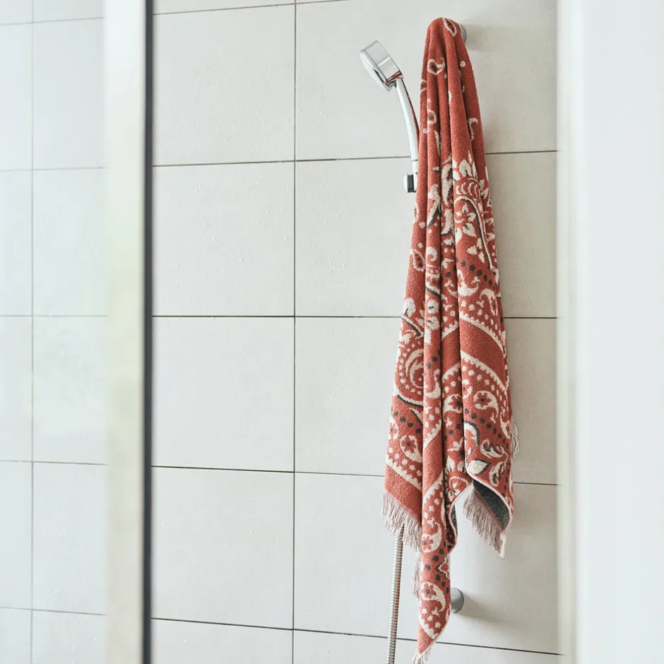Anonymous Ism Bandana Cotton Pile Blanket - Red- Blanket