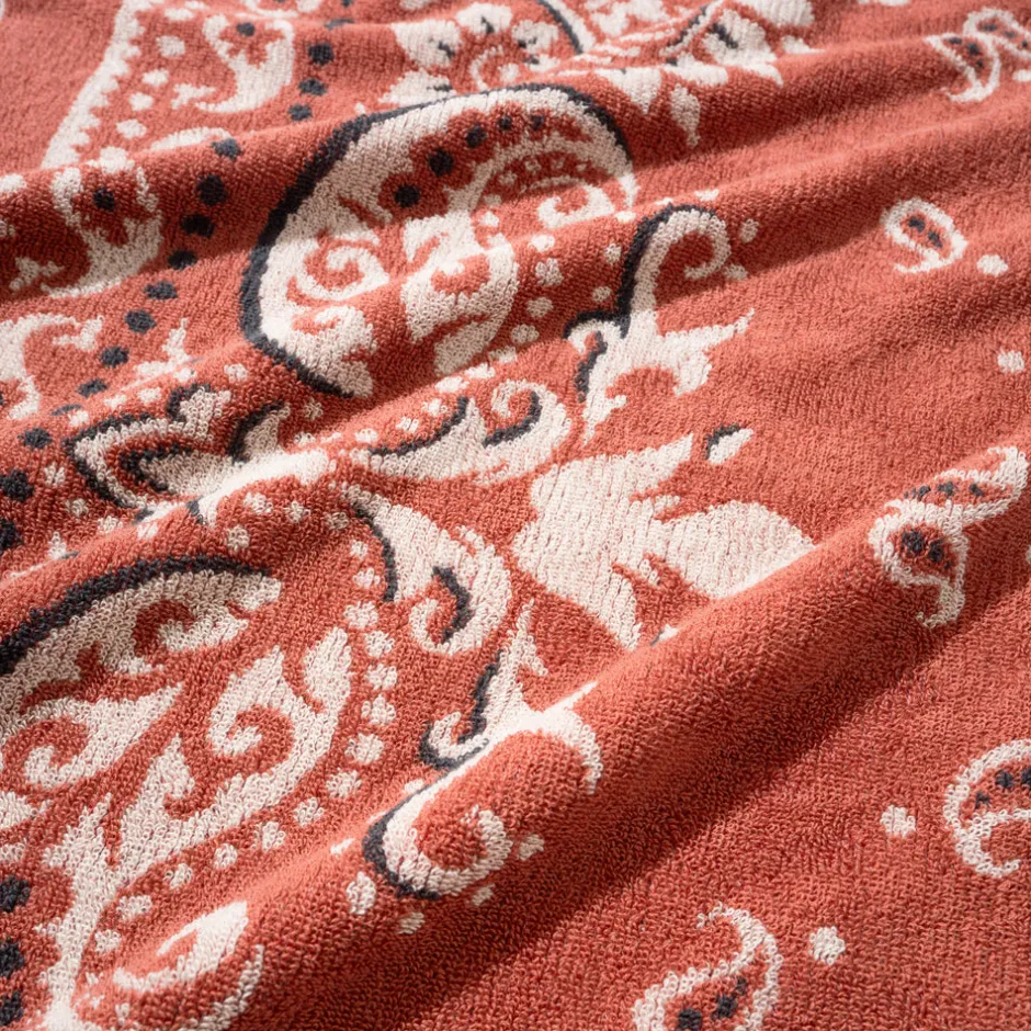 Anonymous Ism Bandana Cotton Pile Blanket - Red- Blanket