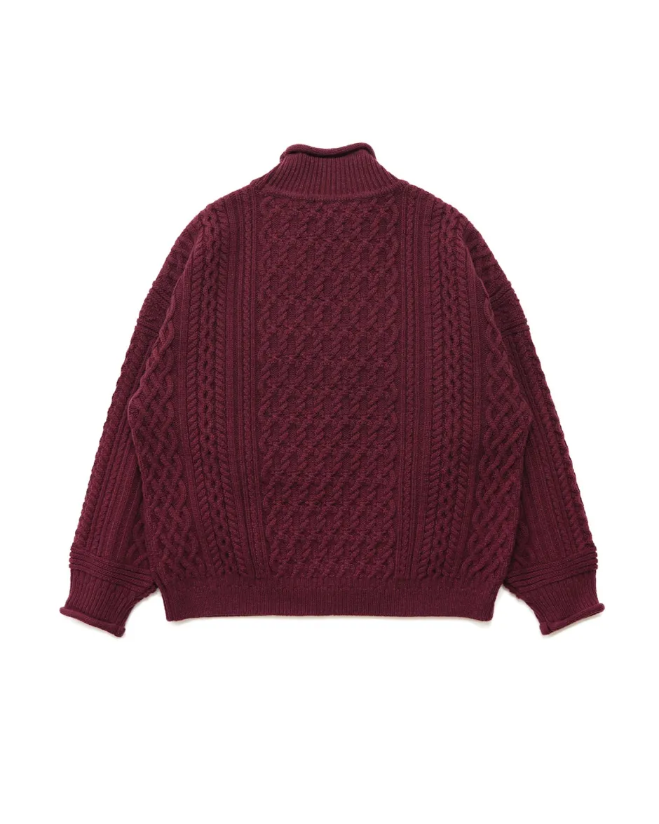 Anonymous Ism Banka Curl High Neck- Knitwear