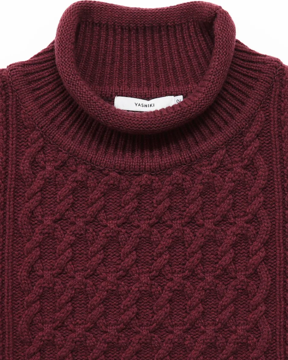 Anonymous Ism Banka Curl High Neck- Knitwear