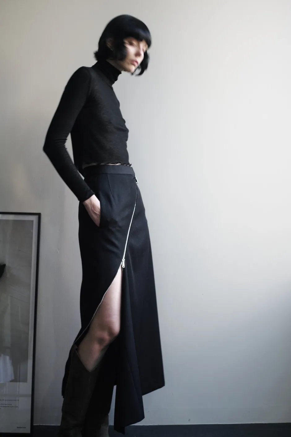 Anonymous Ism CROPPED SHEER TOP-Women Tops|Tops