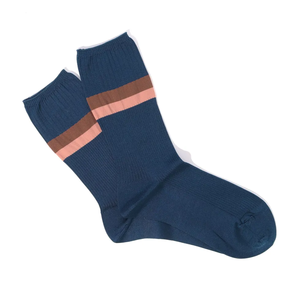 Anonymous Ism Cupro Stripe Socks-Women Womens