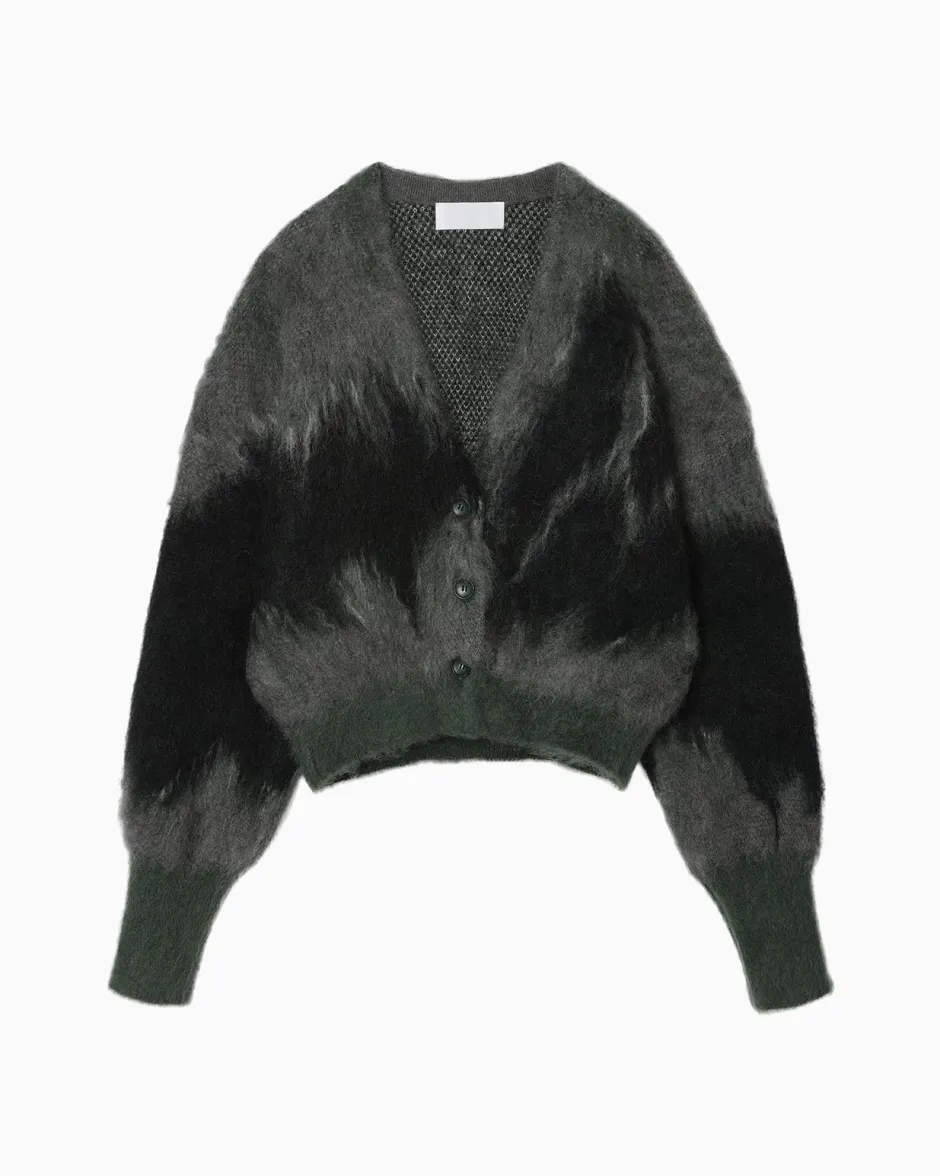 Anonymous Ism Drip Mohair Knit Cardigan-Women Knitwear