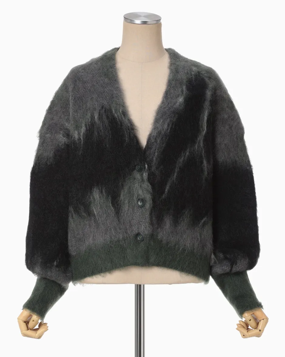 Anonymous Ism Drip Mohair Knit Cardigan-Women Knitwear