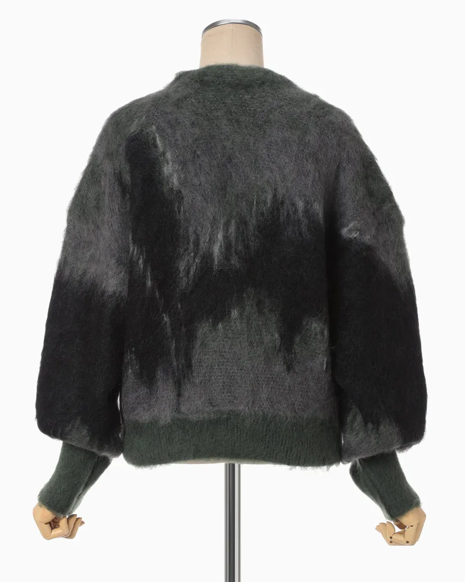 Anonymous Ism Drip Mohair Knit Cardigan-Women Knitwear
