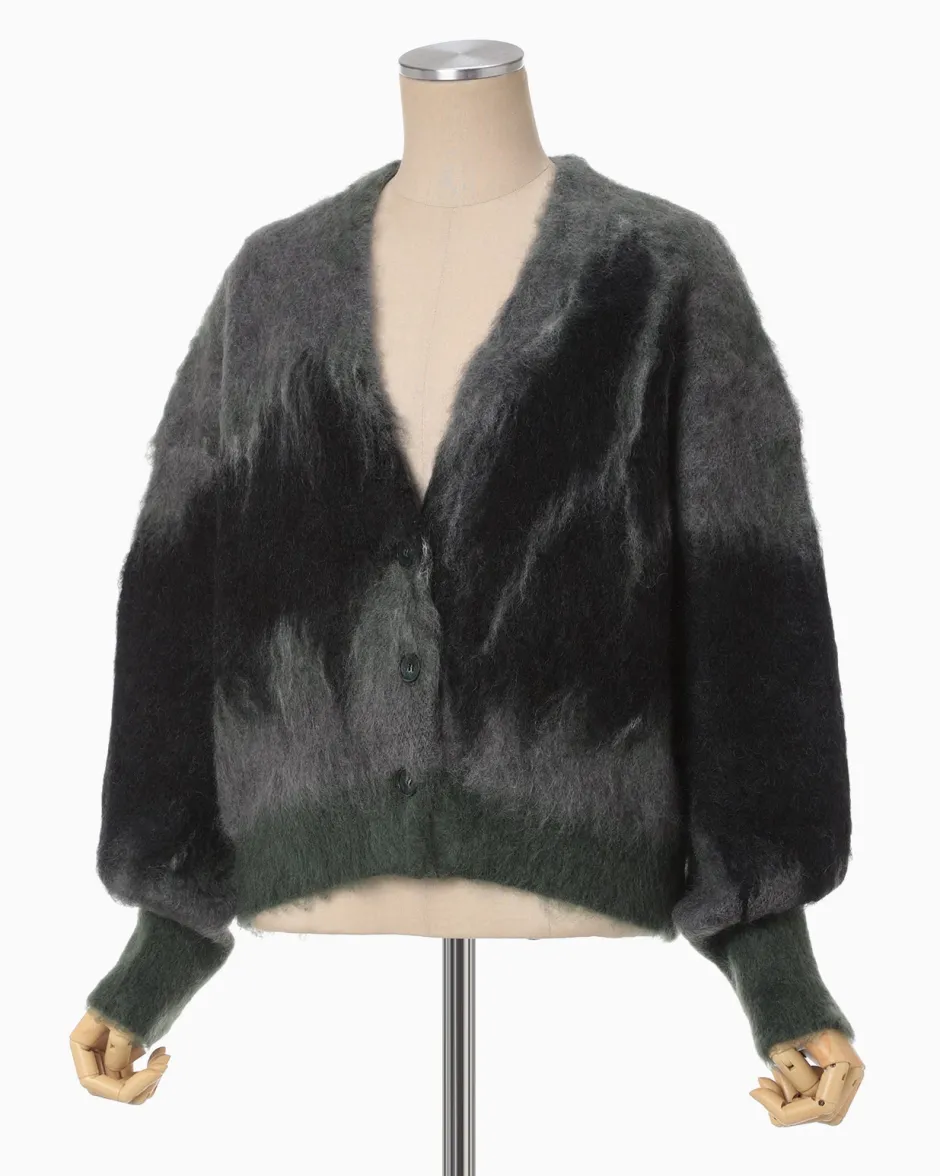 Anonymous Ism Drip Mohair Knit Cardigan-Women Knitwear