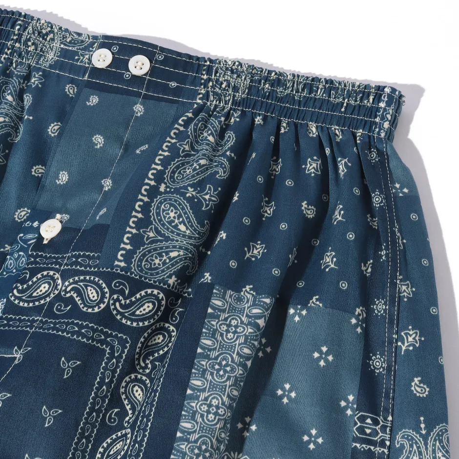 Anonymous Ism Fine Satin Paisley Boxer- Underwear|Accessories