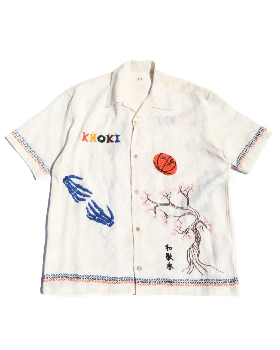 Anonymous Ism Hand Embroidered-Design Shirt- Tops