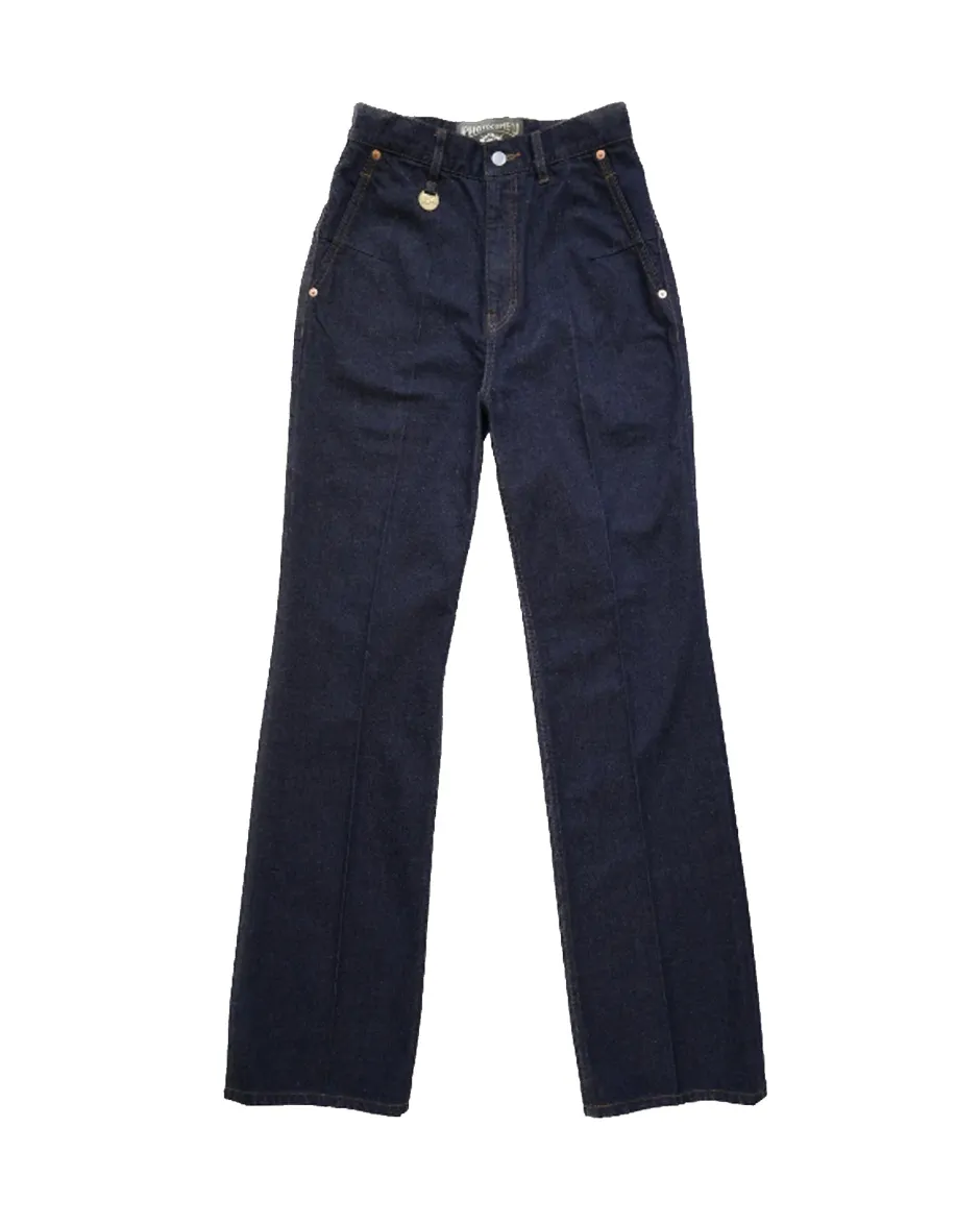 Anonymous Ism HI-WAIST DENIM PANTS-Women Bottoms