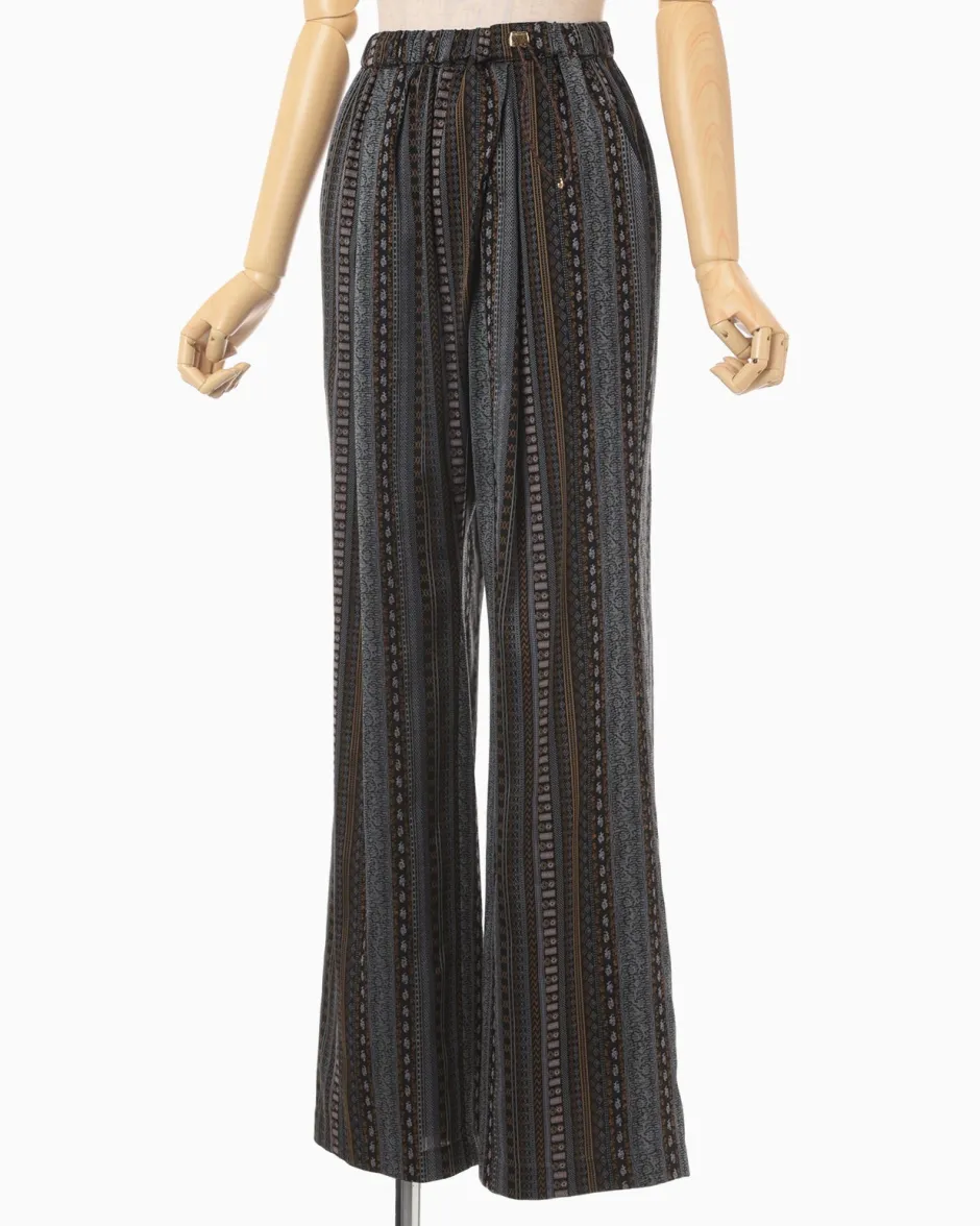 Anonymous Ism Jacquard Relaxed Trousers-Women Bottoms