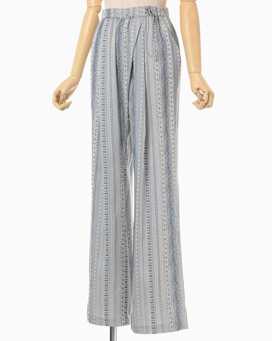 Anonymous Ism Jacquard Relaxed Trousers-Women Bottoms