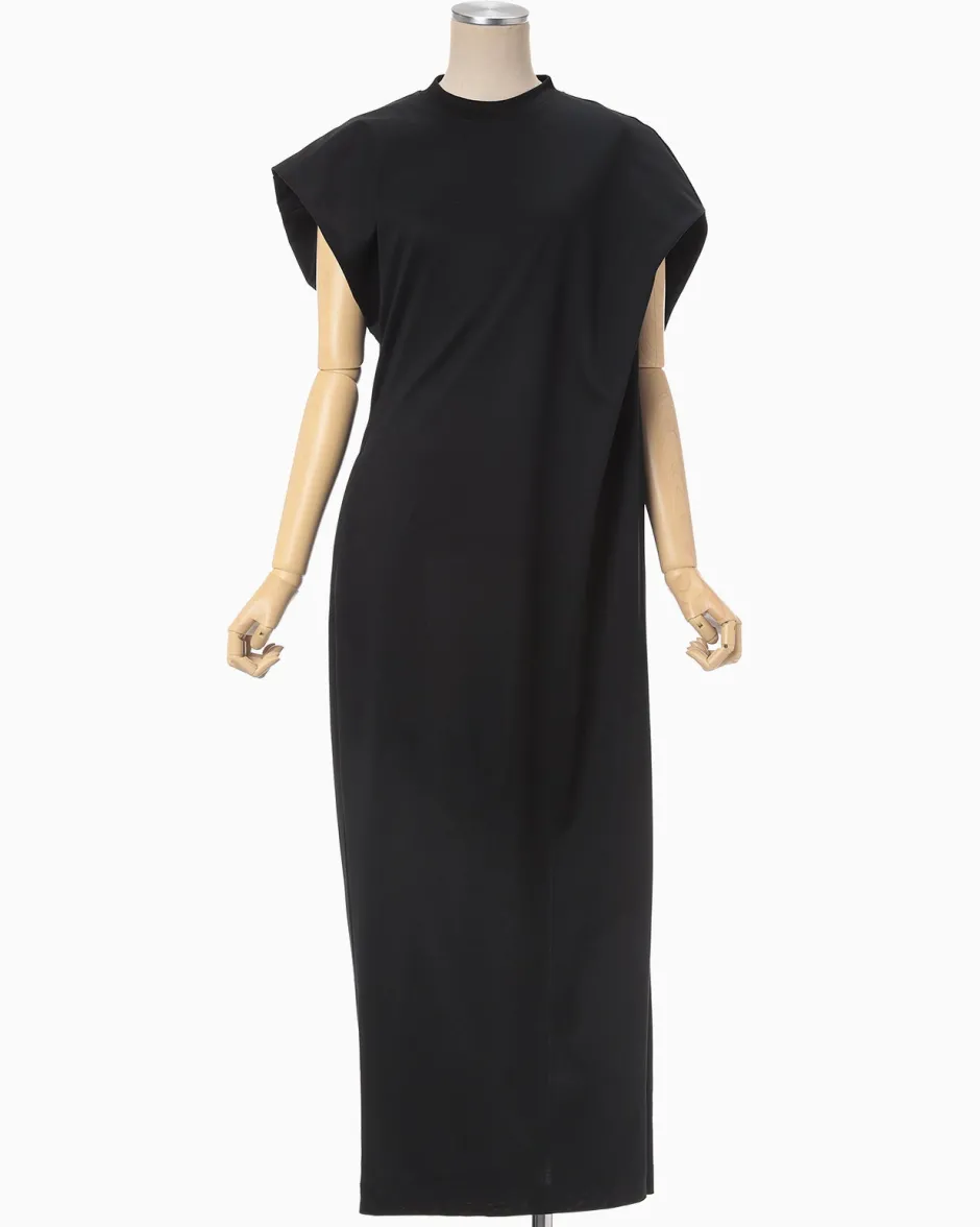 Anonymous Ism Jersey Asymmetric Dress-Women Dress