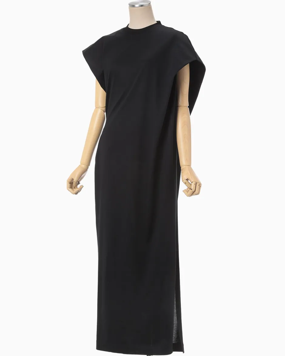 Anonymous Ism Jersey Asymmetric Dress-Women Dress