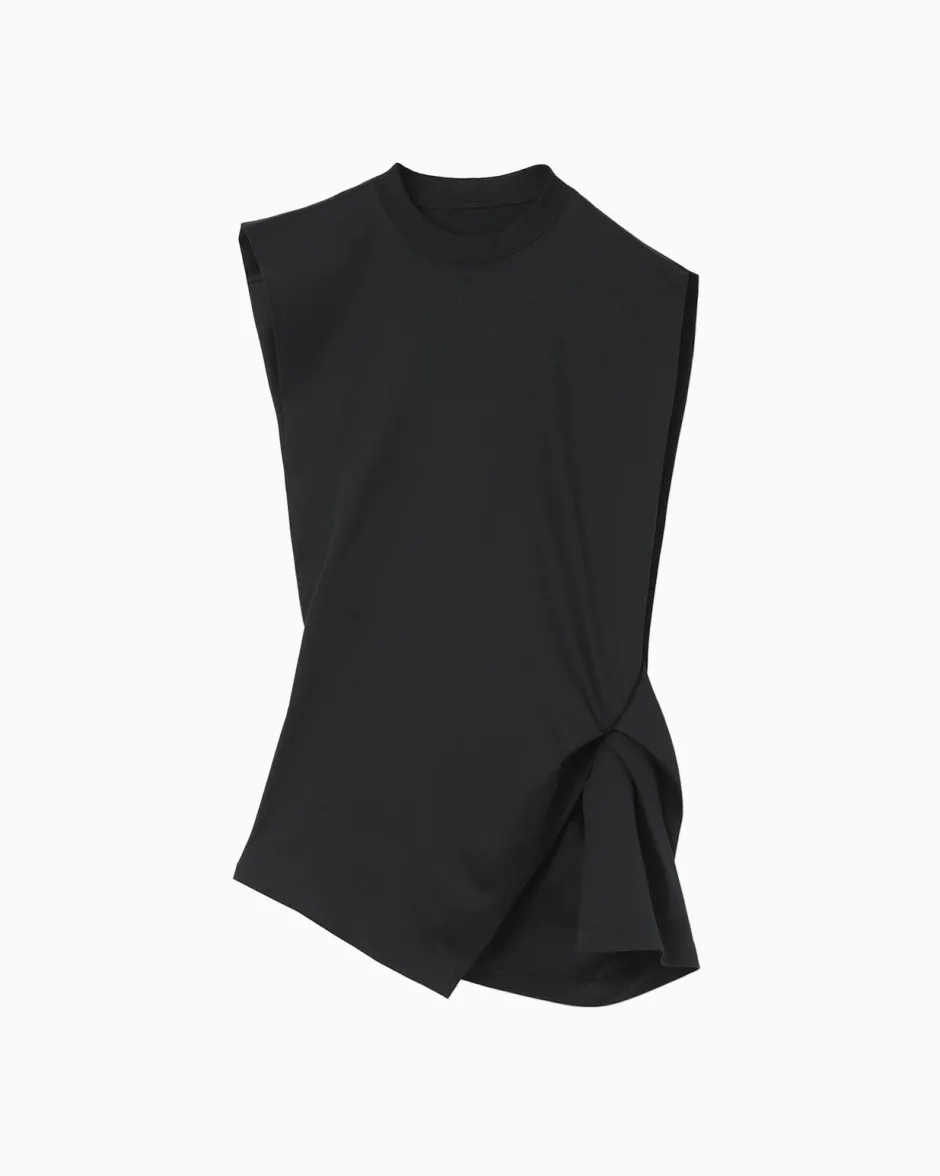 Anonymous Ism Jersey Asymmetric Top-Women Tops|Tops