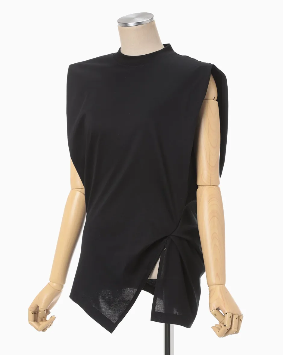Anonymous Ism Jersey Asymmetric Top-Women Tops|Tops