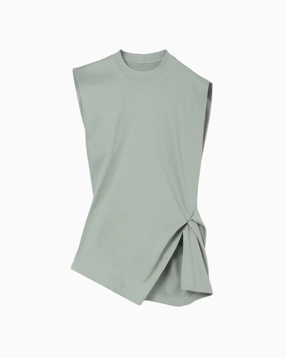 Anonymous Ism Jersey Asymmetric Top-Women Tops|Tops