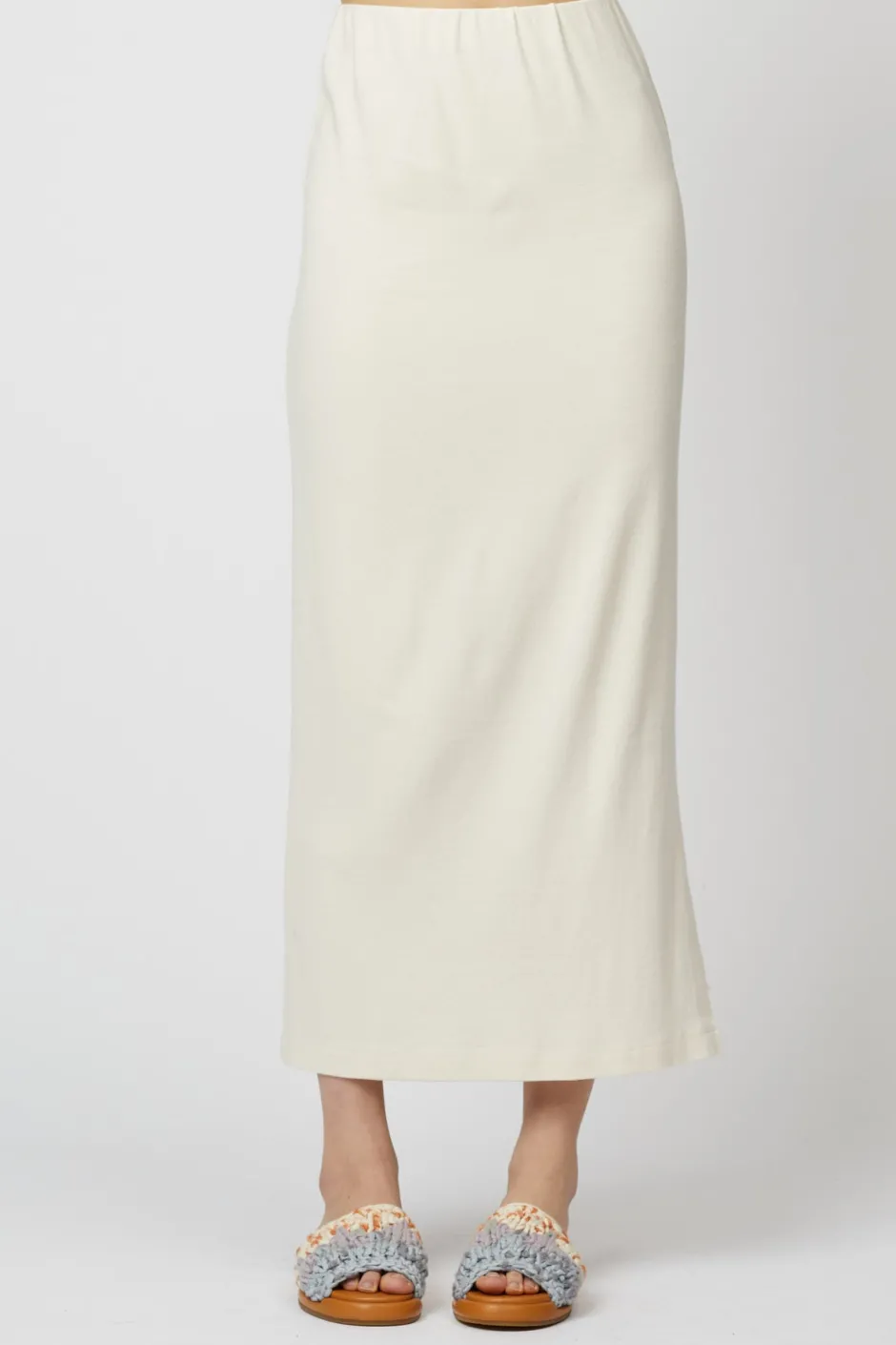Anonymous Ism Jersey Midi Skirt-Women Bottoms