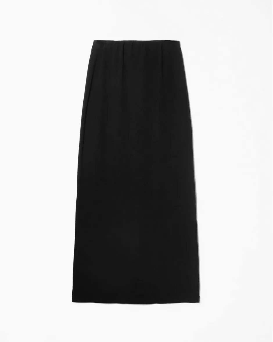 Anonymous Ism Jersey Midi Skirt-Women Bottoms