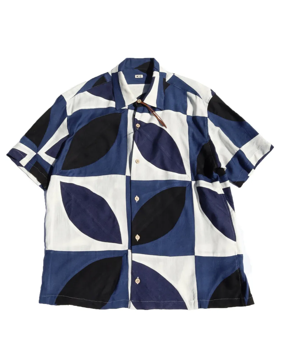 Anonymous Ism Kaleidoscope Patched Work Shirt- Tops