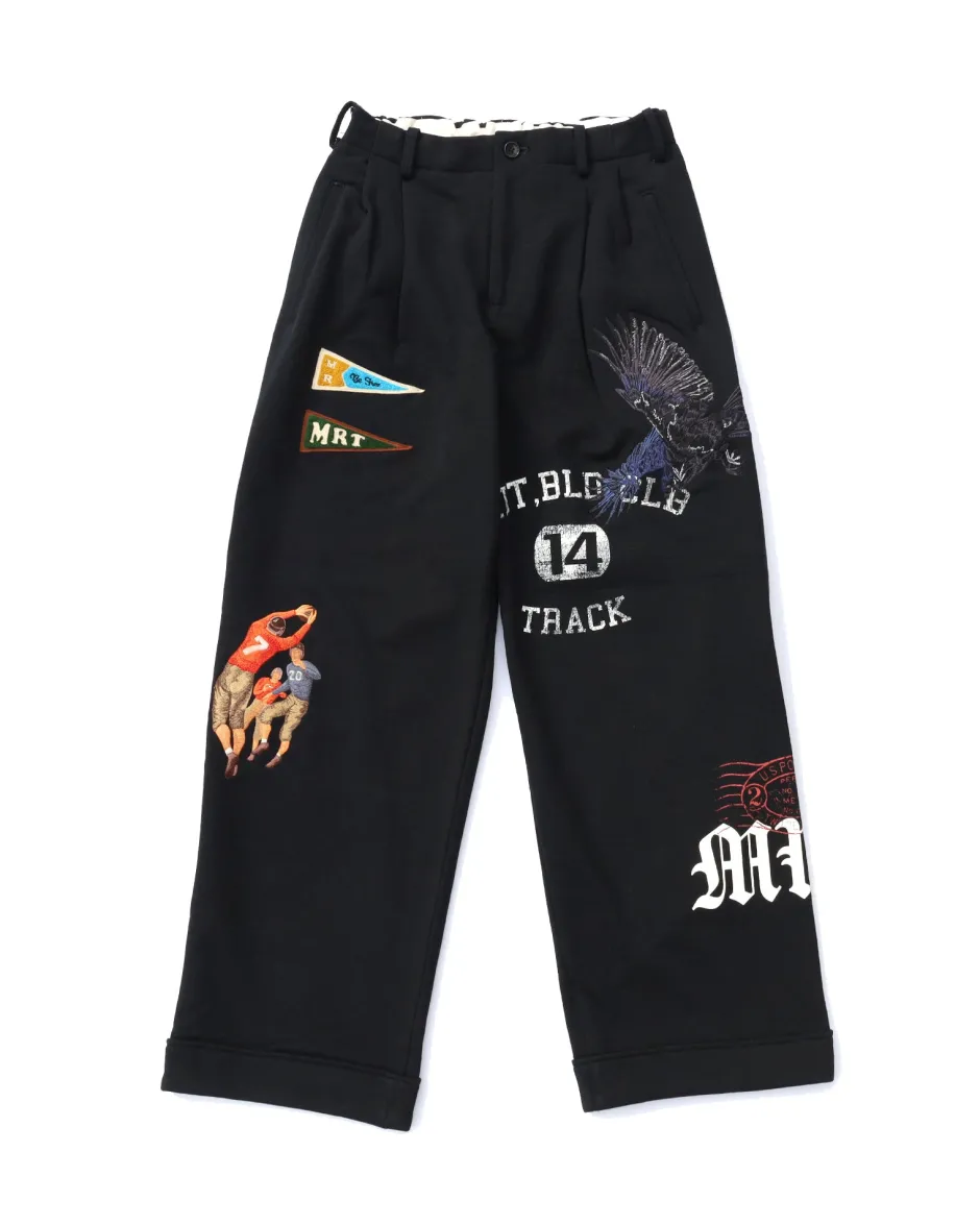 Anonymous Ism KHOKI - Multi Embroidery Sweat Trouser- Bottoms