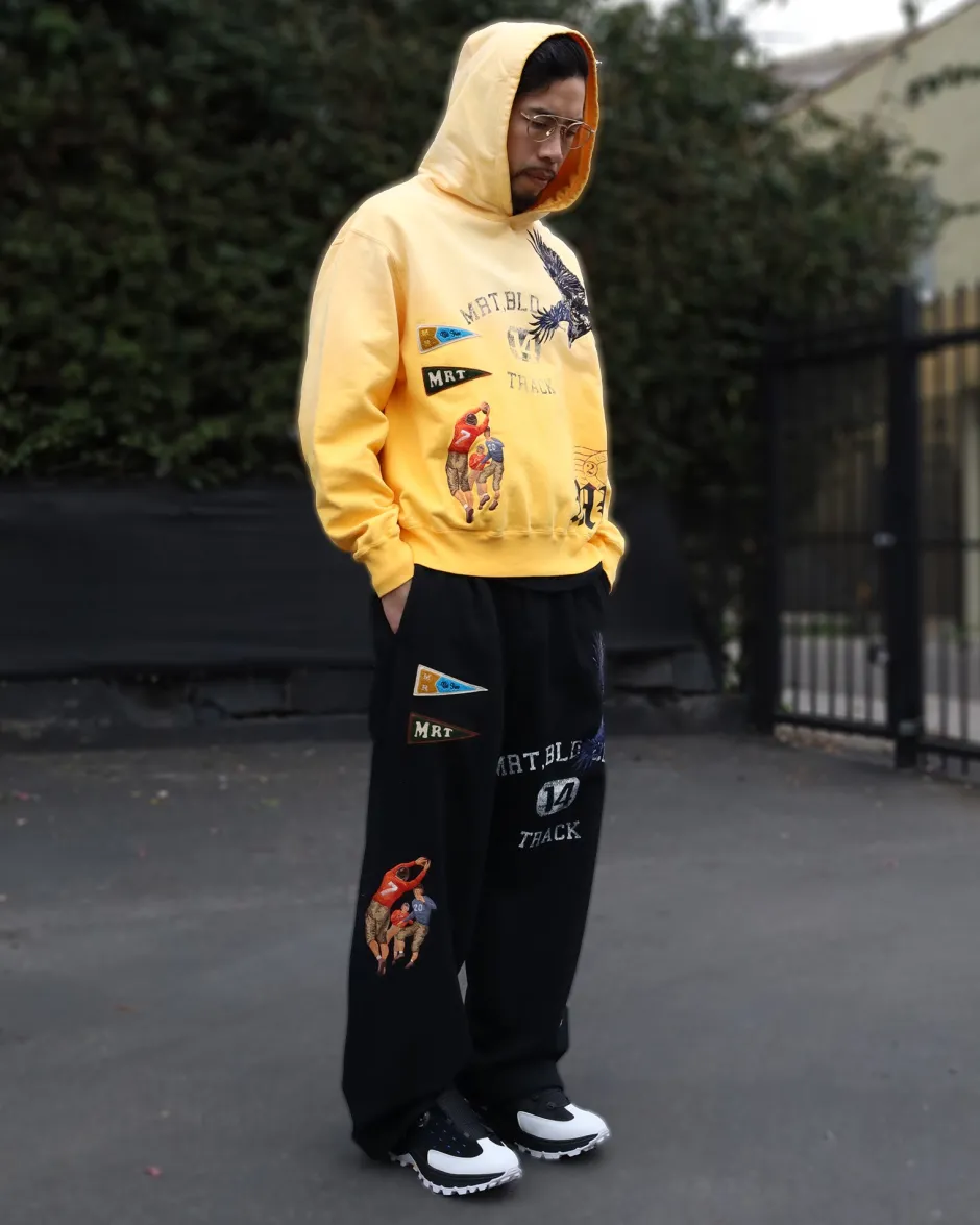 Anonymous Ism KHOKI - Multi Embroidery Sweat Trouser- Bottoms