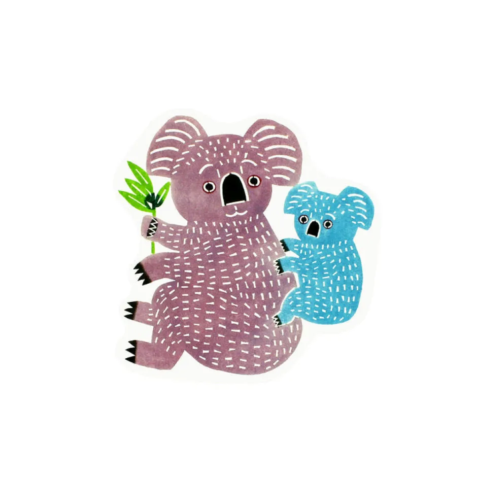 Anonymous Ism Koala - mini die cut card- Kata Kata