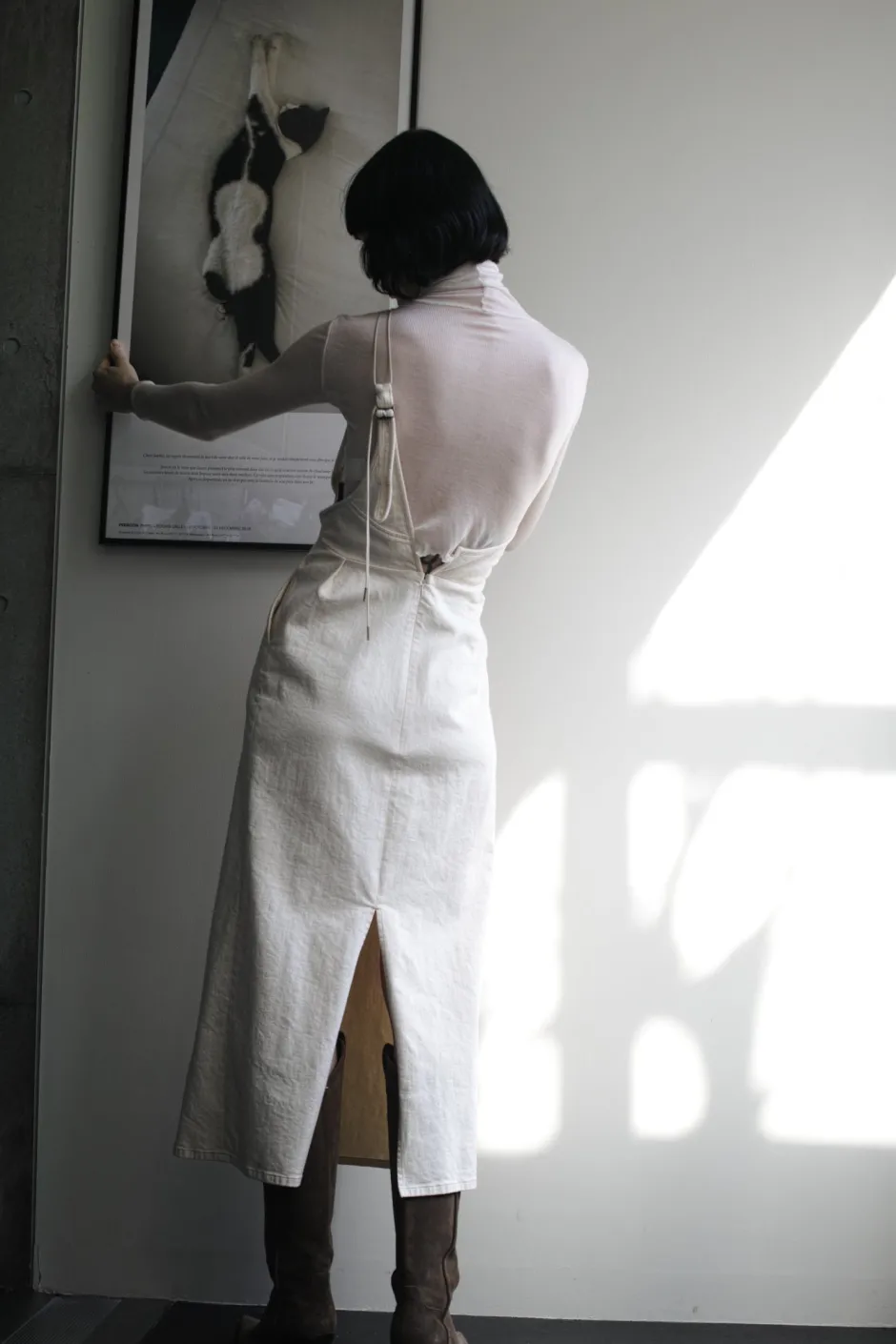 Anonymous Ism ONE-SHLDR DRAWSTRING DRESS-Women Dress