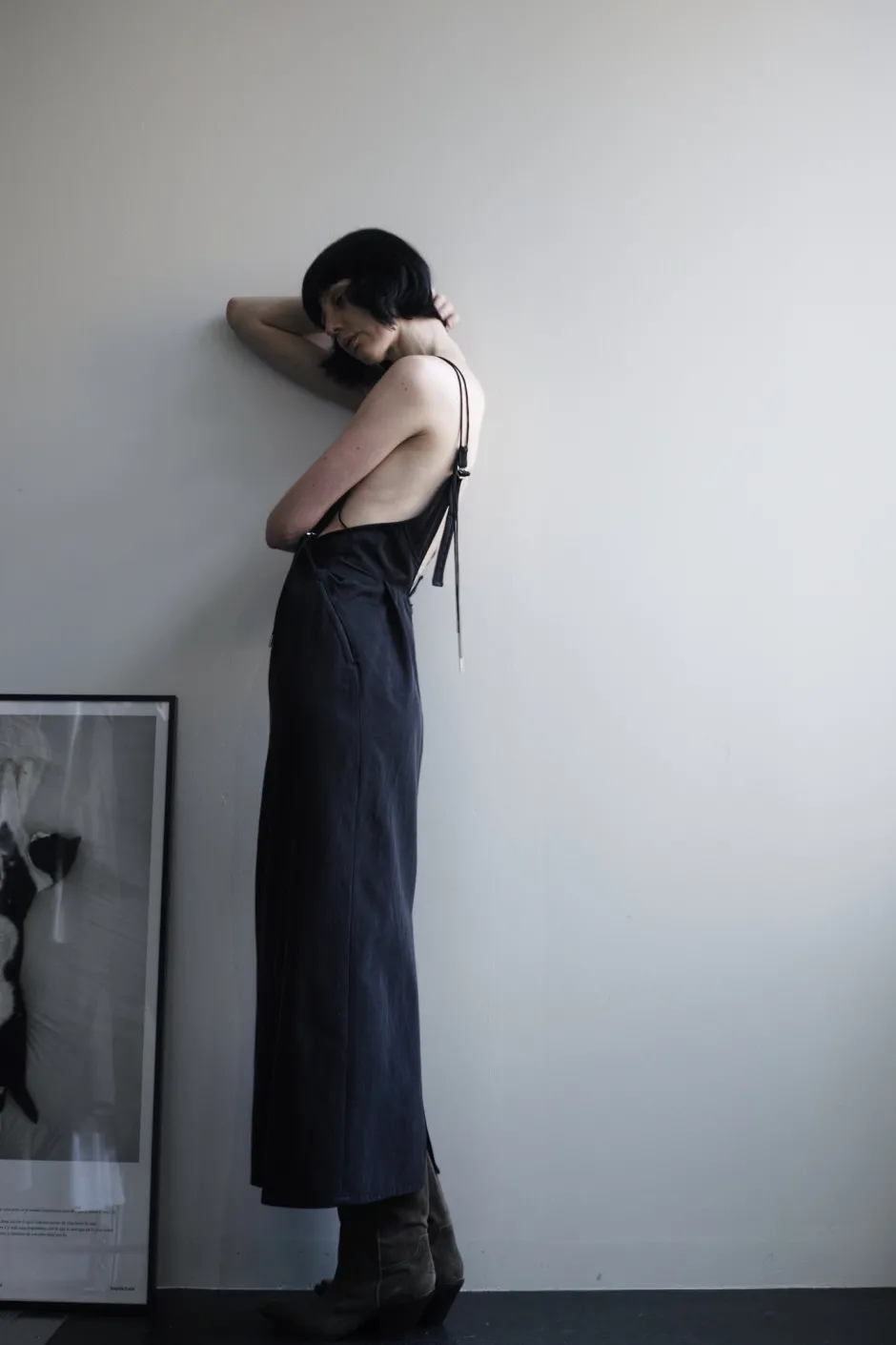Anonymous Ism ONE-SHLDR DRAWSTRING DRESS-Women Dress