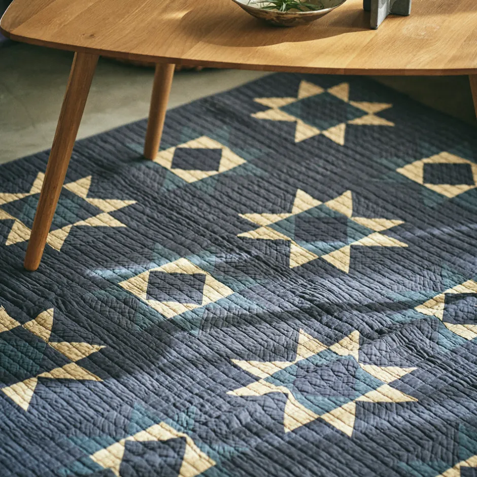 Anonymous Ism Patchwork Quilt Cover - Blue- Blanket
