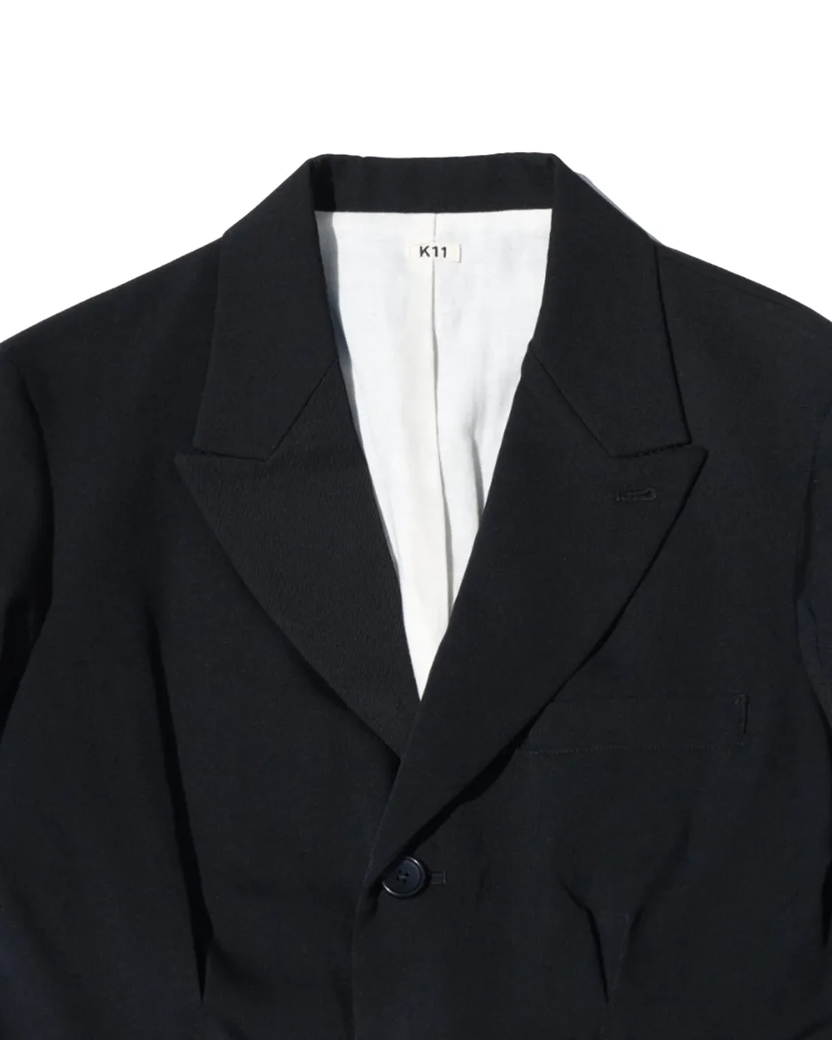 Anonymous Ism Pleat-detail Single-Breasted Jacket- Outer - Jacket