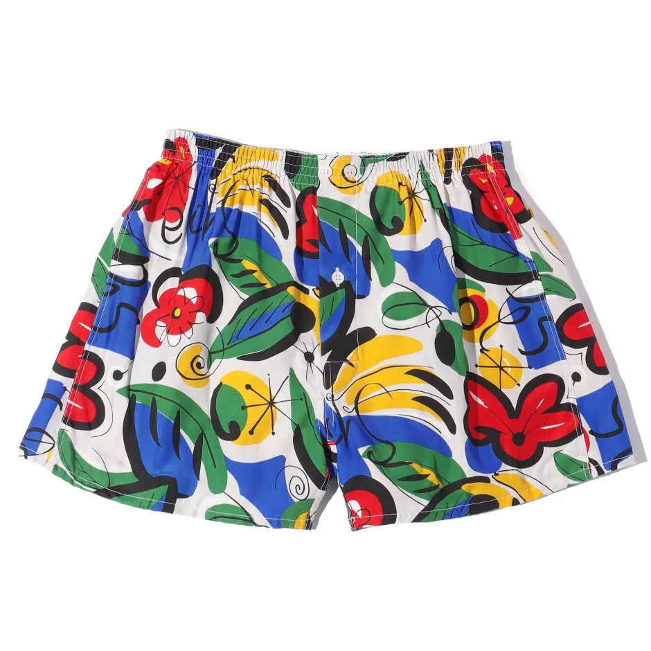 Anonymous Ism Rayon Ette Hand Flower Pattern Boxer- Underwear|Accessories