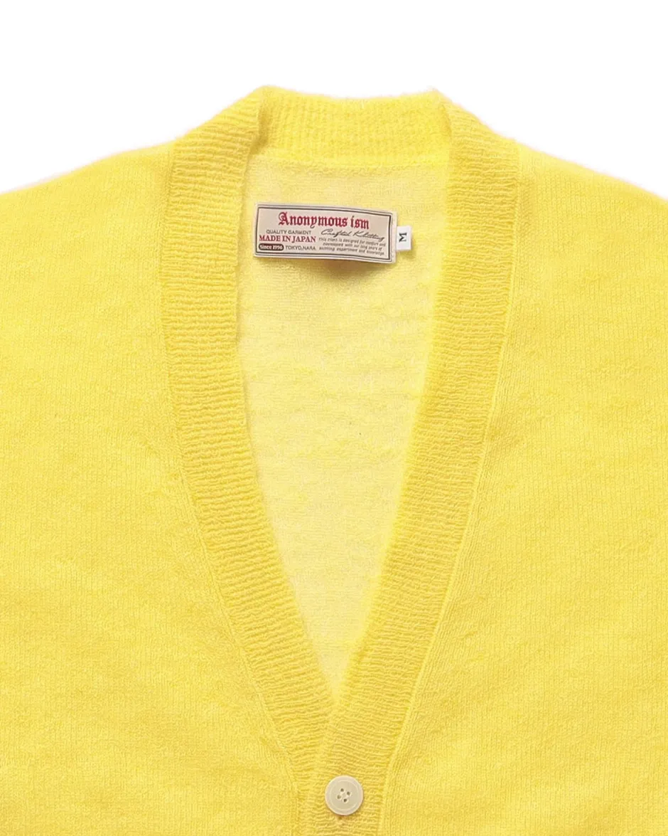 Anonymous Ism Sheer Mohair Cardigan- Knitwear