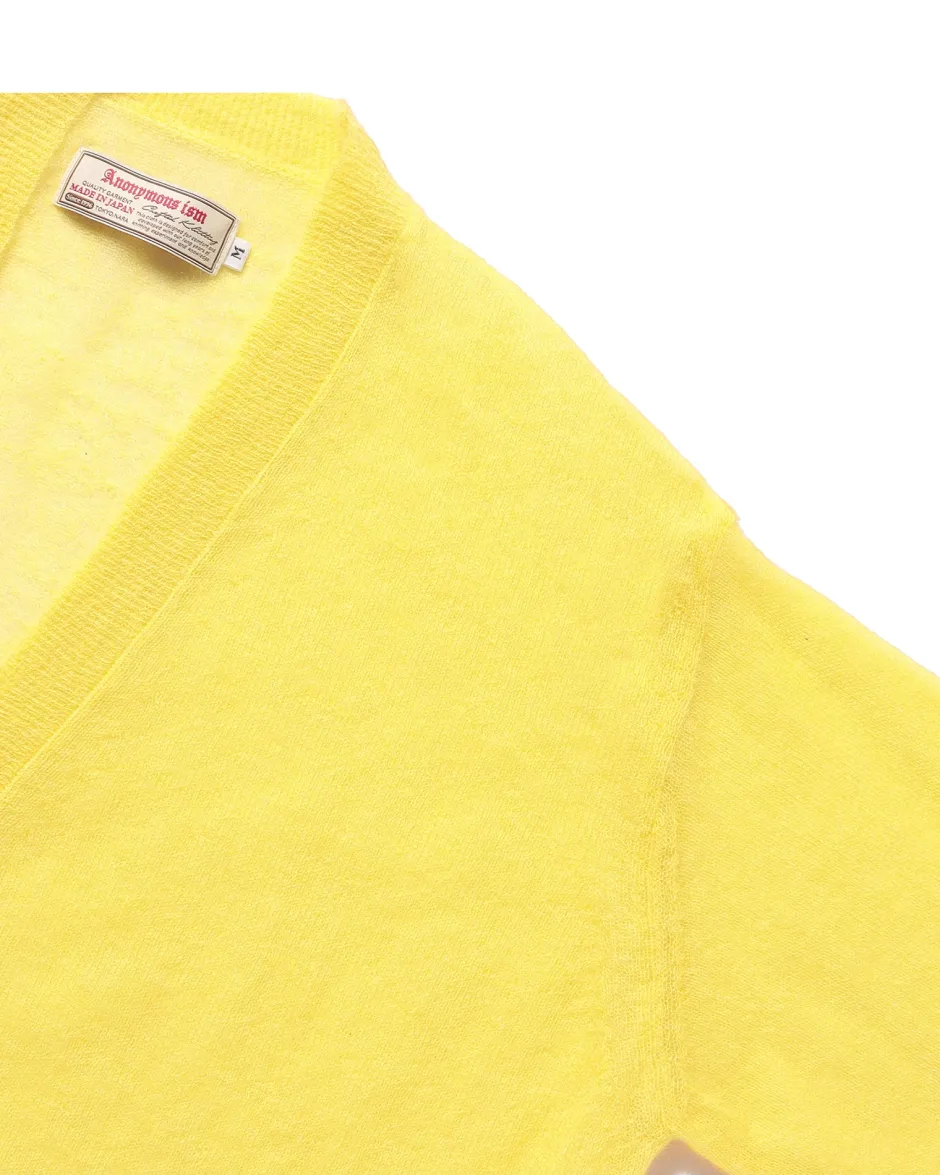 Anonymous Ism Sheer Mohair Cardigan- Knitwear