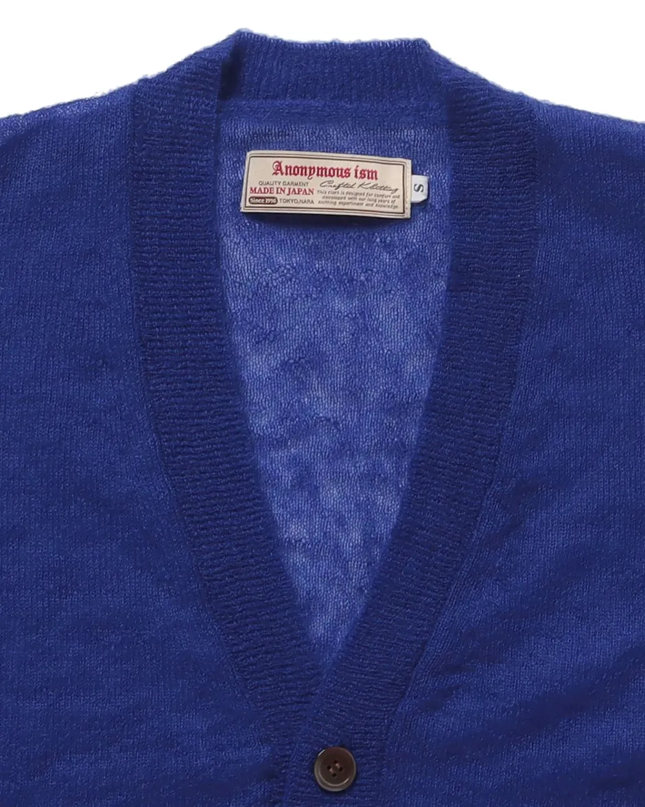 Anonymous Ism Sheer Mohair Cardigan- Knitwear