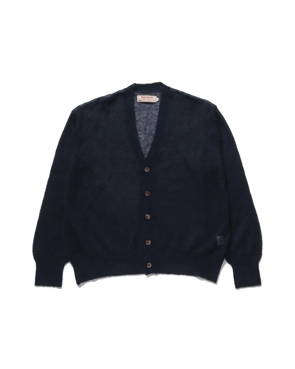 Anonymous Ism Sheer Mohair Cardigan- Knitwear