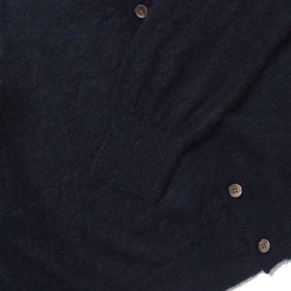 Anonymous Ism Sheer Mohair Cardigan- Knitwear
