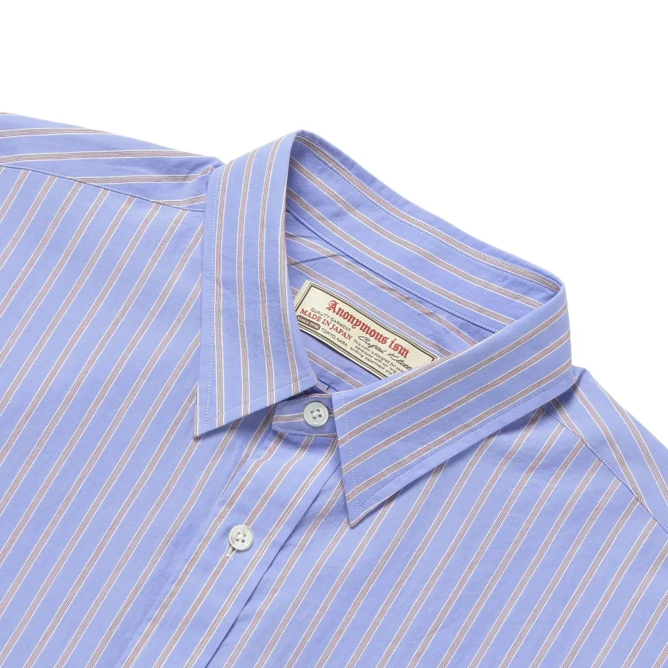 Anonymous Ism Signature Shirt - Fine Typewriter - Pinstripe- Tops
