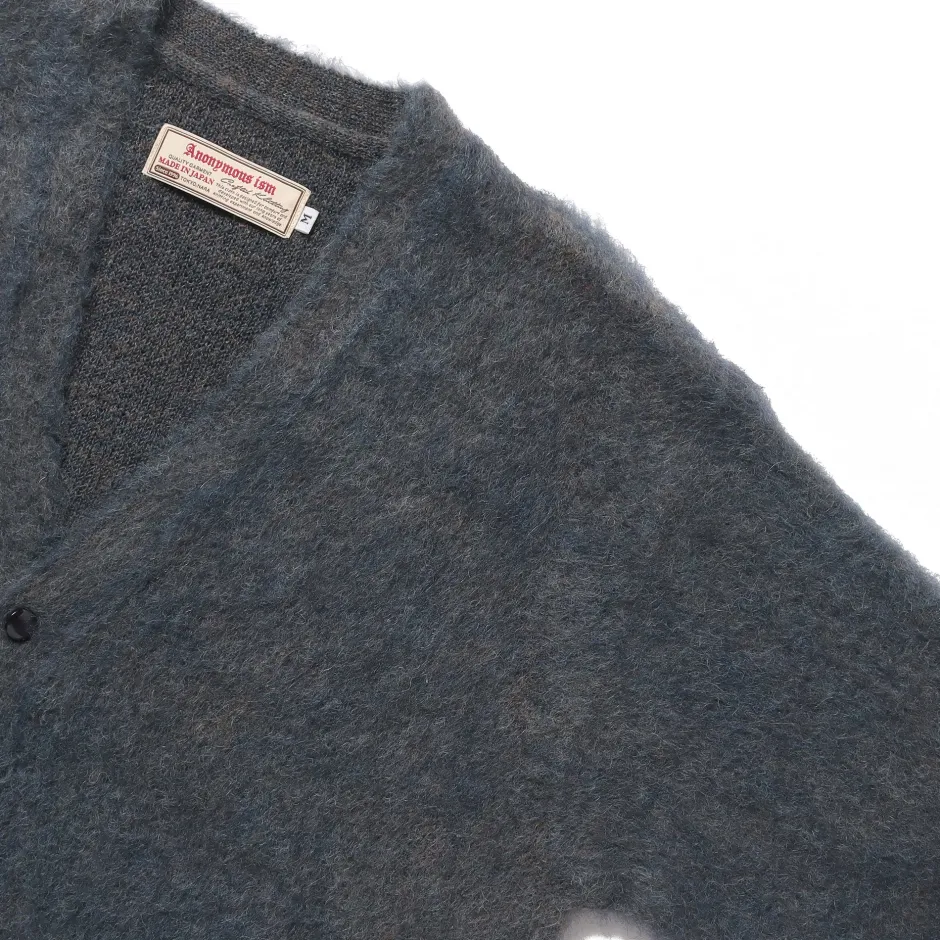 Anonymous Ism Solid mohair cardigan- Knitwear