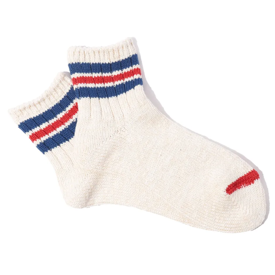 Anonymous Ism Stripes short slub socks- Stripes|Seasonal