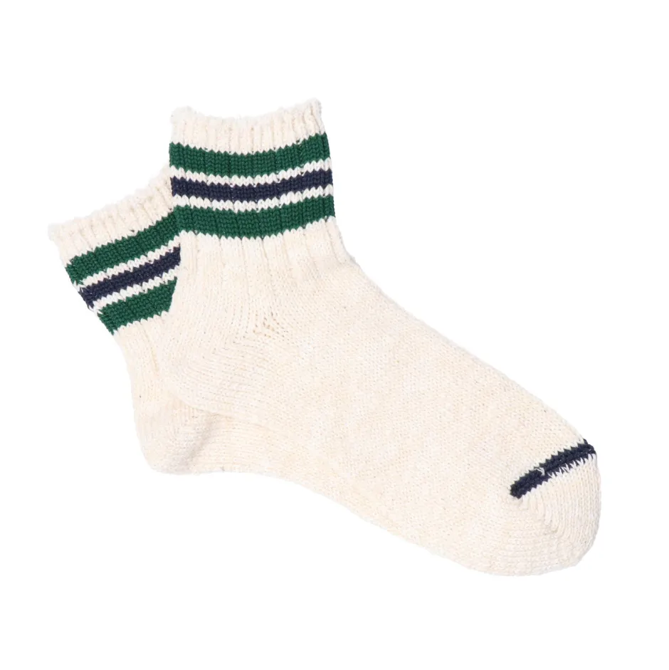 Anonymous Ism Stripes short slub socks- Stripes|Seasonal