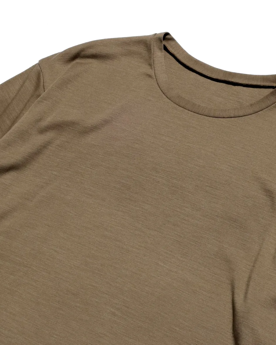 Anonymous Ism Super 120's Wool Smooth S/S Shirt- Tops