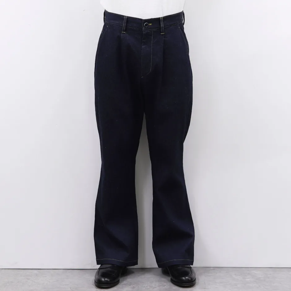 Anonymous Ism 1-Tuck Bootcut Denim- Bottoms