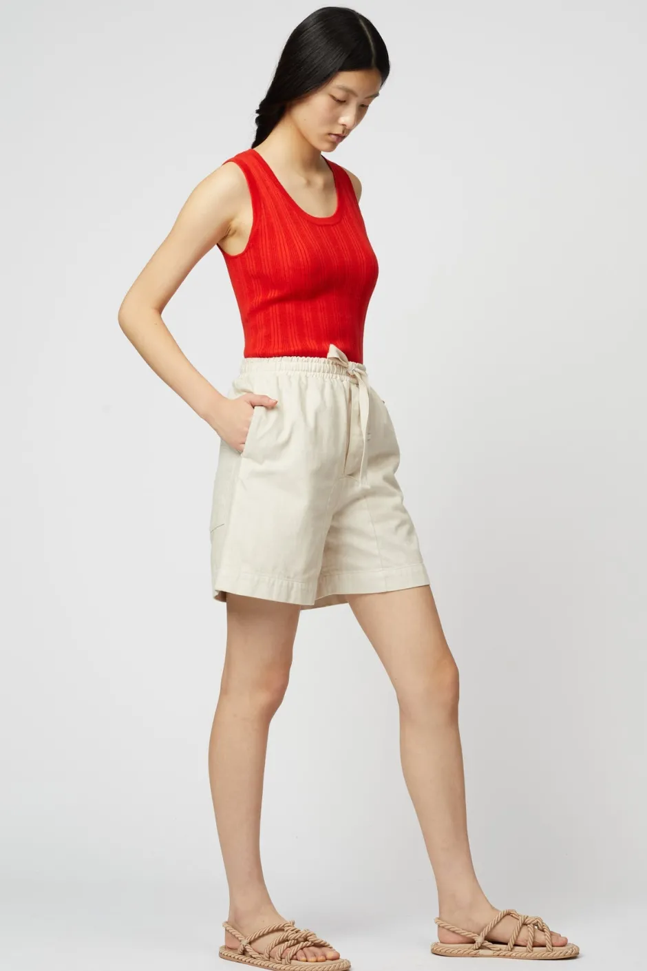 Anonymous Ism Twill Shorts-Women Bottoms