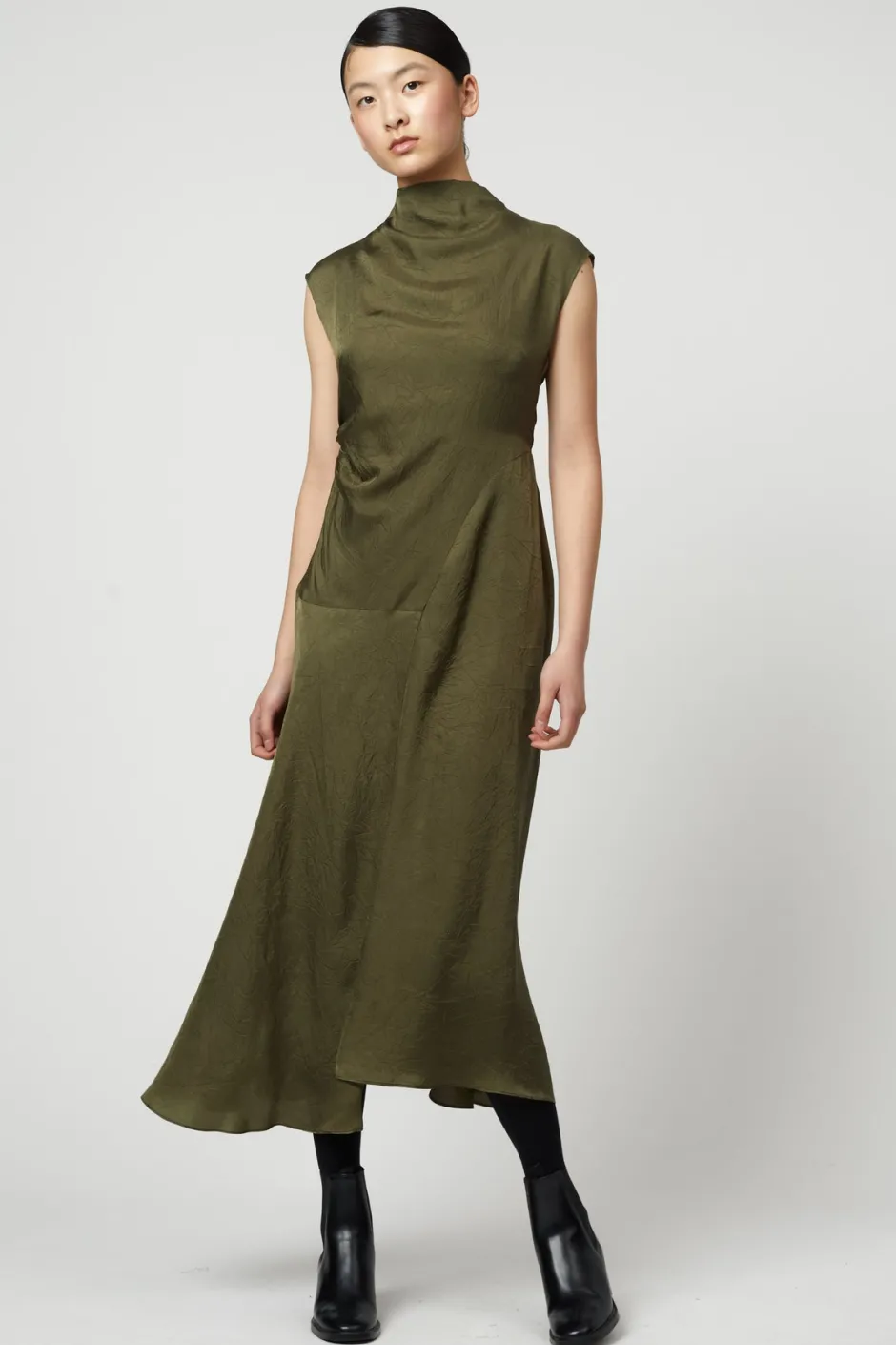 Anonymous Ism Twisted Dress-Women Dress