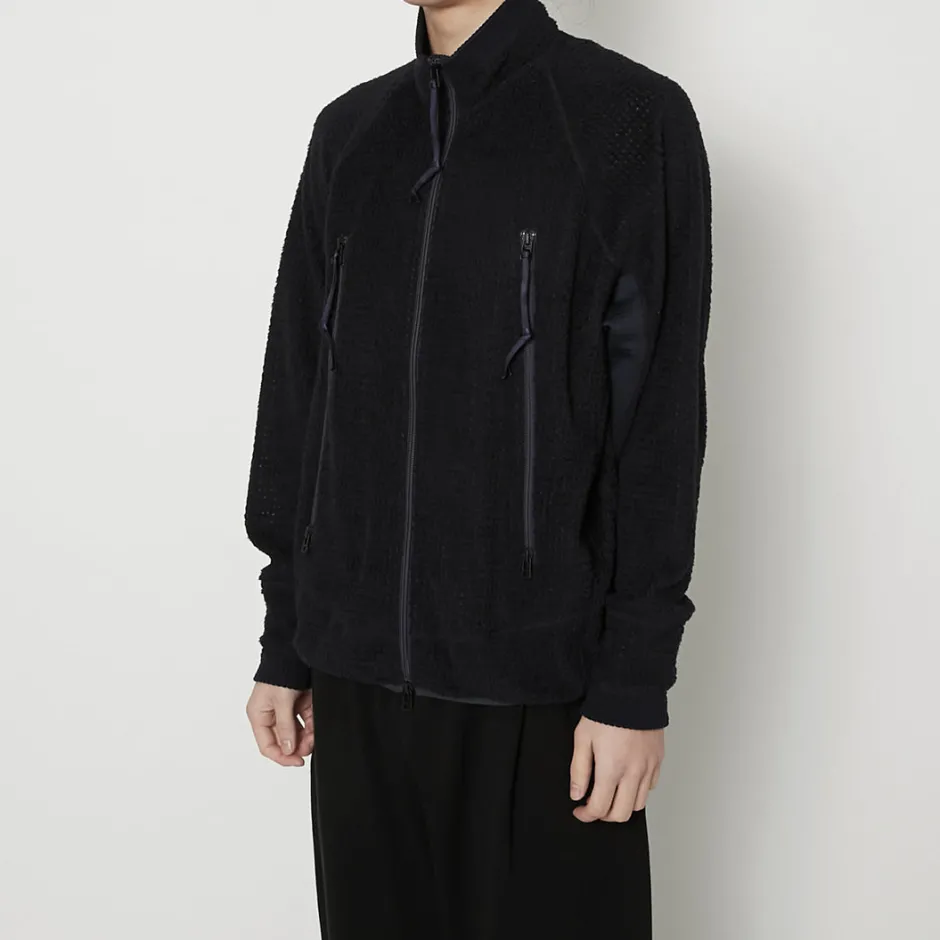 Anonymous Ism Utility Polartec Alpha Zip Up- Knitwear
