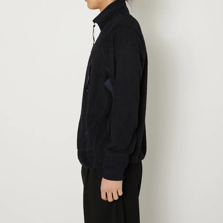 Anonymous Ism Utility Polartec Alpha Zip Up- Knitwear
