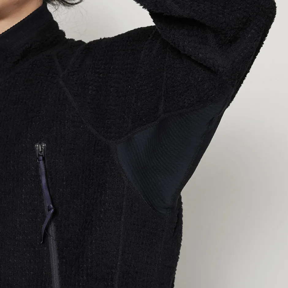 Anonymous Ism Utility Polartec Alpha Zip Up- Knitwear
