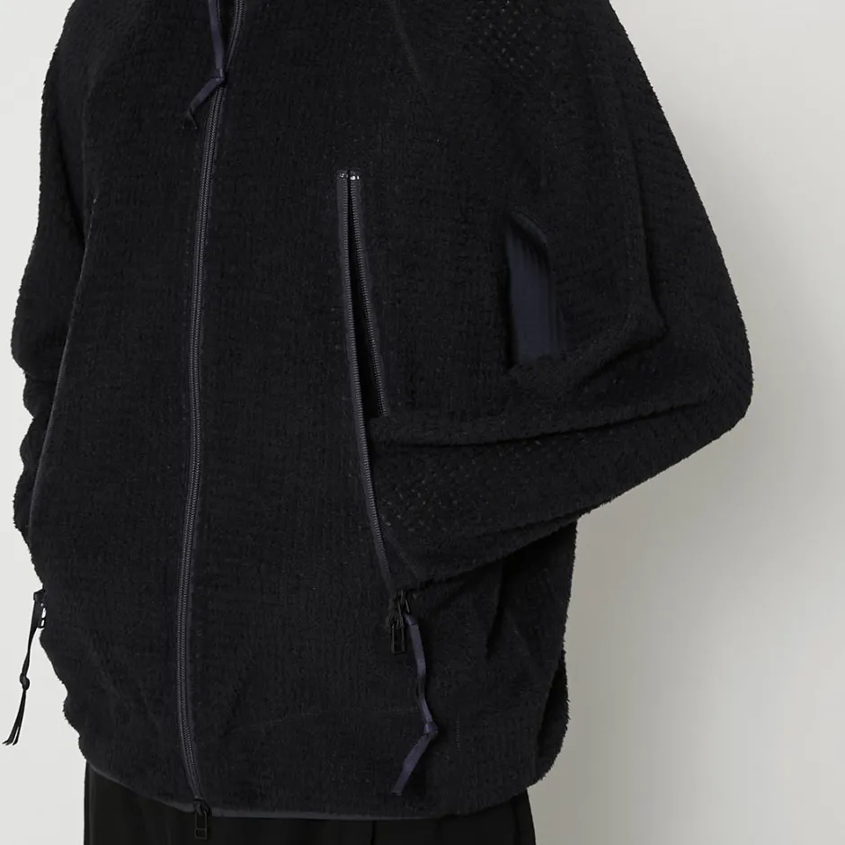 Anonymous Ism Utility Polartec Alpha Zip Up- Knitwear